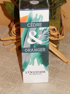 L'OCCITANE CEDRE & ORANGER MEN'S EDT SPRAY EAU DE TOILETTE 75 ML/2.5 FL OZ NIB - Picture 1 of 2