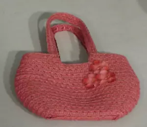 American Girl Doll 2007 JLY Sweetheart Skirt Set - Woven Pink Purse Flowers Only - Picture 1 of 2