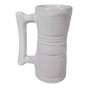 Juice Tumbler Frankoma Pottery #26DC Lazy Bones Westwind White Sand Cup Mug - Picture 1 of 6
