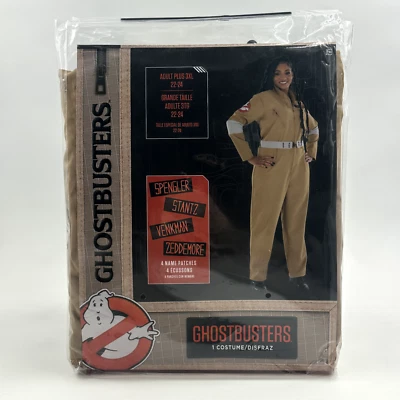 Adult Ghostbusters Halloween Costume Licensed - PLUS 3XL (22-24) NEW! - Image 1 of 2