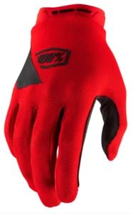 Guantes 100% Ridecamp Rojo MX Motocross Off-Road Ciclismo MTB - Imagen 1 de 1