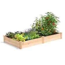 Greenes Fence Raised Garden Bed 11"x48"x96" Premium Cedar Rectangular Outdoor