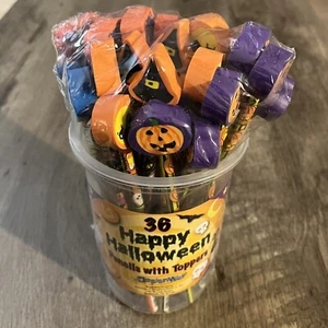 Halloween Pencils with Toppers 36 Count Party Favor School Supplies Ghost - Bild 1 von 7