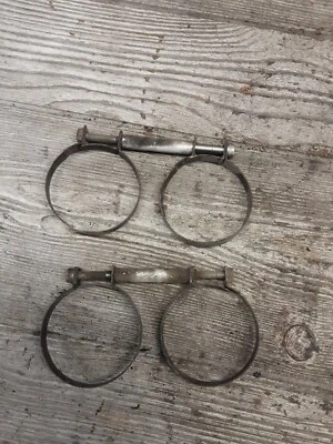 2006 06 06-07 Kawasaki Ninja ZX10R ZX1000 Engine Intake Manifold Clamps - Image 1 of 4