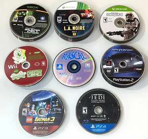 Lot Of 100 Disc Only Games Untested Scratched (and Not) PlayStation Xbox & Wii - Picture 1 of 17