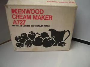 KENWOOD CHEF IN SCATOLA - CREMATRICE A727 - (ADATTA AI MODELLI A700, A701, A701A). - Foto 1 di 2