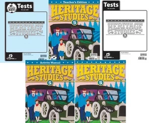 BJU Press- Heritage Studies 5 Subject Kit - Grade 5 - Picture 1 of 1
