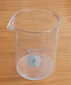 Ein einzelnes Kimax USA 600ml Becherglas, gebraucht, guter Zustand, keine Risse - Bild 1 von 1