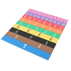 51pcs Magnetic Fraction Tiles Lehrmittel Gehirn-Jogging Resin Math - Bild 1 von 23