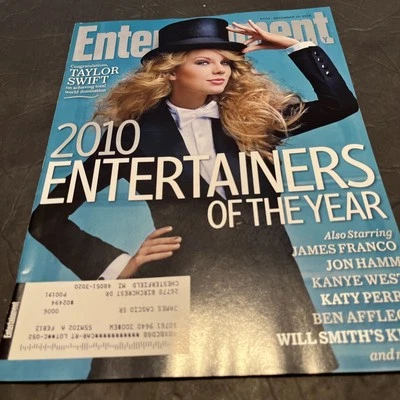 2010 TAYLOR SWIFT Cover ENTERTAINMENT WEEKLY Magazine Entertainer Of The Year - Image 1 of 4