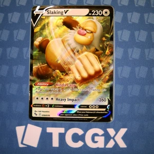 Pokemon - Slaking V - 058/078 - SWSH: Pokemon GO - Holo - Ultra Raro Casi Nuevo - Imagen 1 de 1