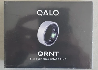 QALO QRNT Smart Ring Health Tracker for Men & Women -  Silver, Size 10 - Image 1 of 2