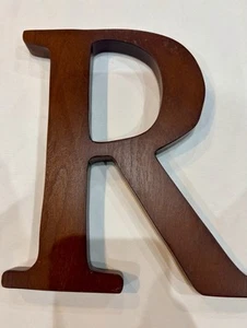Pottery Barn Kids 8 Inch Expresso Letter R - Picture 1 of 1