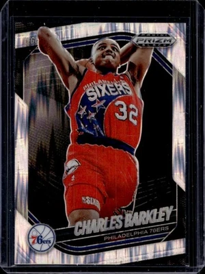 2024-25 Prizm Black Charles Barkley Legends Skewed Prizm #189/249 76ers - Image 1 of 2