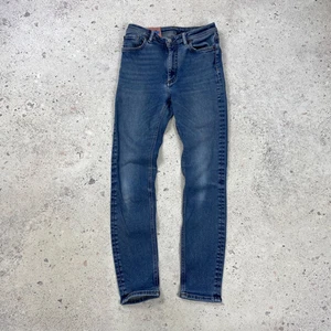 Acne Studios Women’s Dark Blue Slim Peg Jeans 28x32 Cotton 30D176-126 - Picture 1 of 12