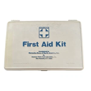 VINTAGE OEM Mercedes-Benz First Aid Kit by American White Cross - Picture 1 of 3