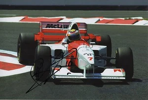 Formula 1 F1 Driver Mercedes Mark Blundell Hand Sigend Photo 1 - Picture 1 of 1