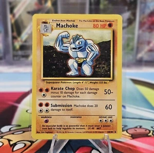 Machoke 34/102 Set Base Illimitato Vintage WOTC 1999 LP - Foto 1 di 2
