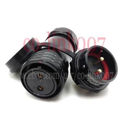 WEIPU SA28 2Pin Waterproof Connector,Industrial Electrical PowerCable Connector - Image 1 of 4