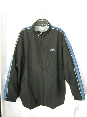 NEW REEBOK Full Zip Rain Jacket & Pants ~Lined ~ Mens XL, Black-ARMU3206-NWT - Image 1 of 4