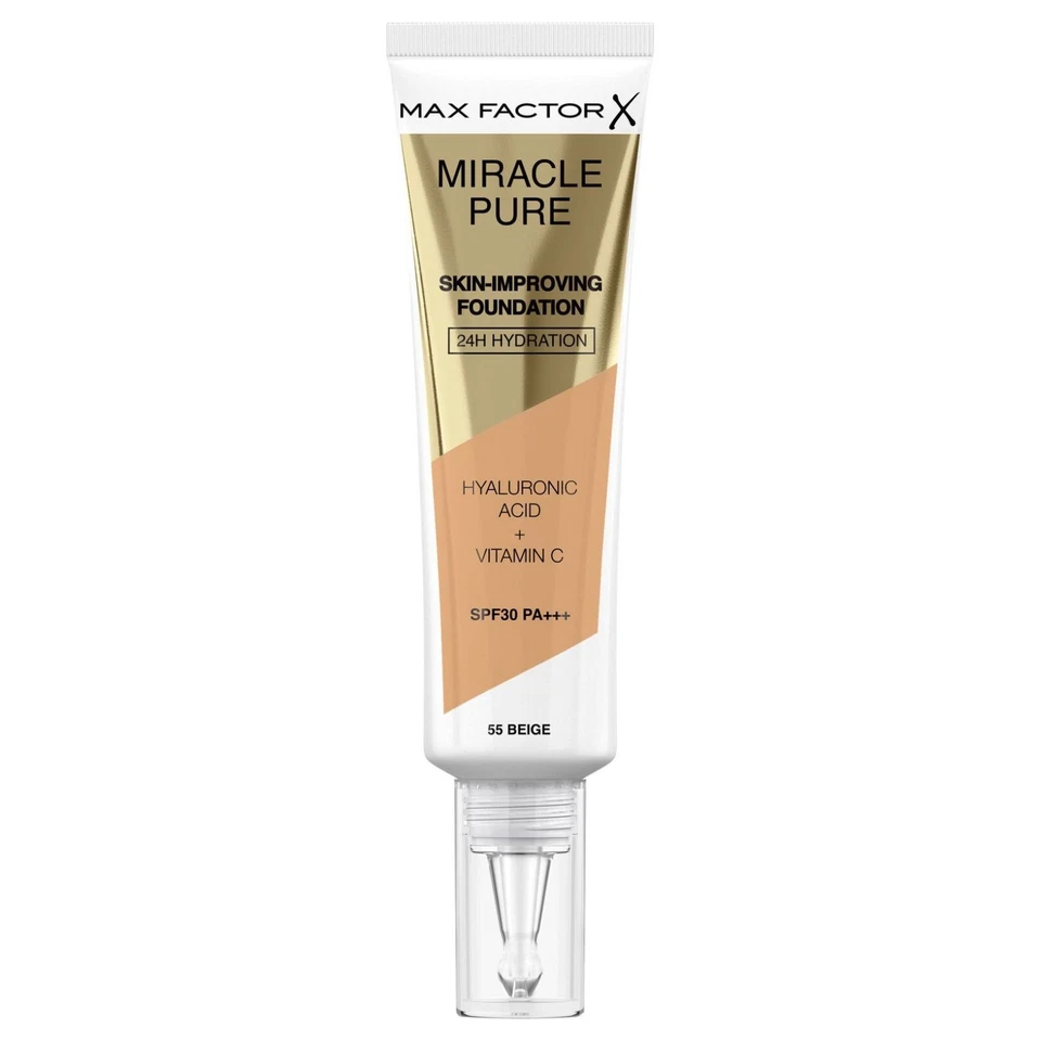 MAX FACTOR Miracle Pure Skin Improving Foundation, various Shades(Fast Deliv🚚 ) - Image 1 of 1