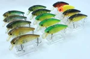14 Lucky Craft LV 0 6.8cm 14.5g (Hooks changed, paint peeling) Lot. - Picture 1 of 18