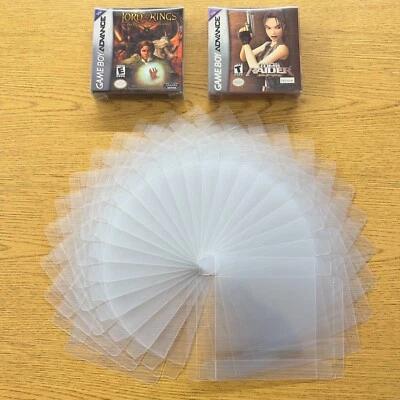 25 Box Protectors for Nintendo Game Boy Virtual / Advance / Color Boxes Case CIB - Image 1 of 3