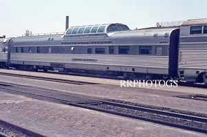 FERROCARRIL TOBOGÁN BURLINGTON CB&Q PASAJERO CÚPULA COCHE "Silver Lounge" Cir 1972 - Imagen 1 de 1