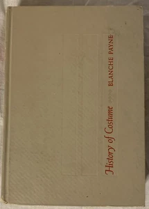 History of Costume by Blanche Payne Hardcover First Edition - Picture 1 of 9
