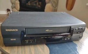 Magnavox 4 Head VCR Video Cassette Recorder: MODEL VR400BMG24 No Remote Tested - Picture 1 of 8