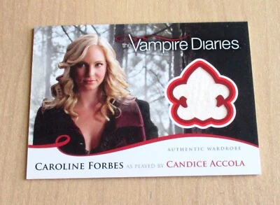 2013 Cryptozoic Vampire Diaries Season 2 wardrobe Candice Accola CAROLINE M3 - Image 1 of 2