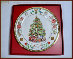 LENOX 32. JÄHRLICHE LIMITIERTE AUFGABE ~ 24K Gold Weihnachtsbäume auf der ganzen Welt ~ So Afrika - Bild 1 von 5