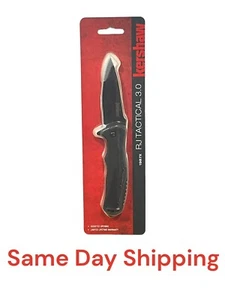 Kershaw RJ Tactical Liner A/O Folding Knife 3" Steel Blade GFN Handle - 1987 3.0 - Picture 1 of 13