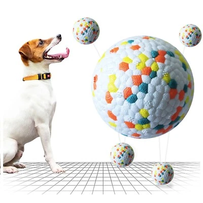 Interactive Pet Toy Ball Chew Molar Tooth Cleaning Toys Bite Resistant Dog Toys - Image 1 of 4