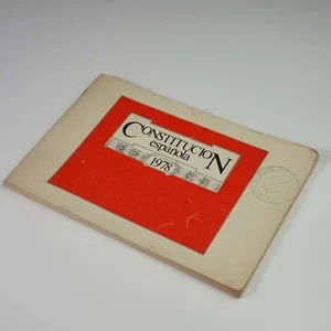 Vintage Juridic Book Constitucion Espanola 1978 Text Published in 1980 - Picture 1 of 9