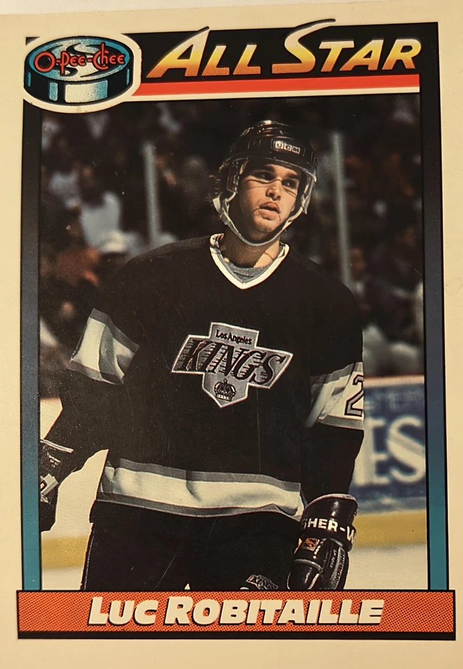 1991-1992 O-PEE-CHEE LUC ROBITAILLE ALL STAR LA Kings CARD #260 10/10 MINT - Image 1 of 3