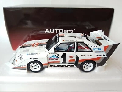 Autoart Audi Quattro S1 W. Roehrl #1 winner Pikes Peak 1987 1/18 88700 - Immagine 1 di 2