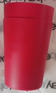 Nuevo Mainstays 18 oz vaso de plástico rojo apto para microondas y lavavajillas Set 2 - Imagen 1 de 9