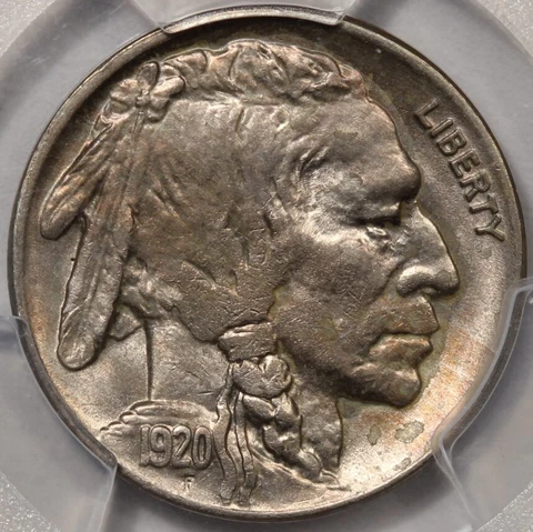 1920 Buffalo Nickel PCGS MS-62 Cover