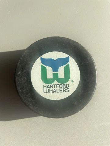 Hartford Whales Vintage Game Puck Cover