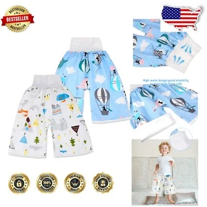 Töpfchentraining Stoffwindelhose - waschbar, wasserdicht & Unisex - 2er Pack - Bild 1 von 8