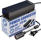 12V DC Power Converter, PI Store Adapter 110V to 120V Transformer 10 Amp 12V Max