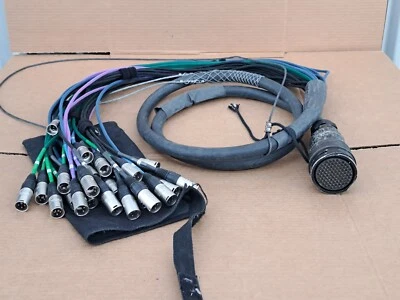 9ft Ten47 Tourline 28ch xlr male snake CBI tl85lf01-sd 10:47 85 pin pole - Image 1 of 4