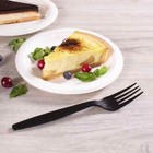 Karat PP Plastic Extra Heavy Weight Forks - Black - 1,000 ct, U2030B