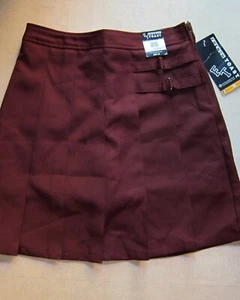 French Toast Schooler with Hidden Comfort Short Uniform Burgandy Sz 14 - NWT $30 - Picture 1 of 2