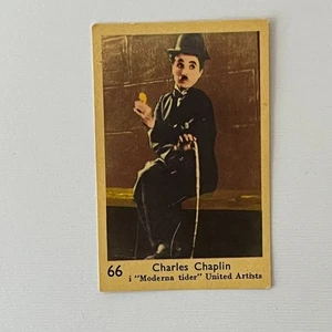Gum holandés 1957 gran número serie de estudio Charlie Chaplin #66 - Imagen 1 de 2