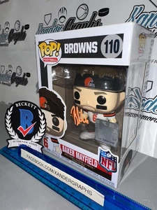 BAKER MAYFIELD 110 FIRMADO AUTOGRAFIADO FÚTBOL AMERICANO NFL FUNKO POP BECKETT BAS CERTIFICADO DE AUTENTICIDAD - Imagen 1 de 10