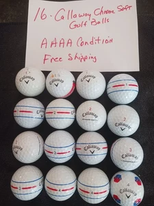 16-Callaway Chrome Soft , Golf Balls  AAAA  condition, Free shipping - Picture 1 of 1