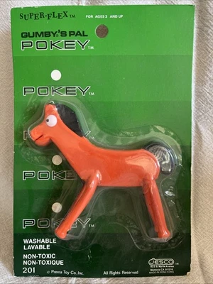 Pokey Gumby's Pal  Super-Flex Vintage Jesco Prema Toy New in Package - Rare Find - Image 1 of 4