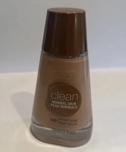 Covergirl Beige Natural Liquid Foundation 140 Clean, Normal Skin, 1oz - Picture 1 of 3
